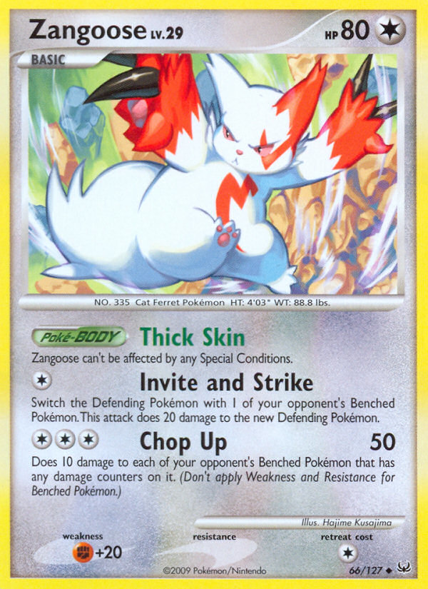 Zangoose (66/127) [Platinum: Base Set] | A1Comics