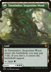 Turntimber Symbiosis // Turntimber, Serpentine Wood (Extended Art) [Zendikar Rising] | A1Comics