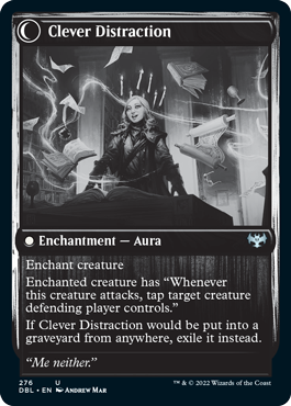 Distracting Geist // Clever Distraction [Innistrad: Double Feature] | A1Comics