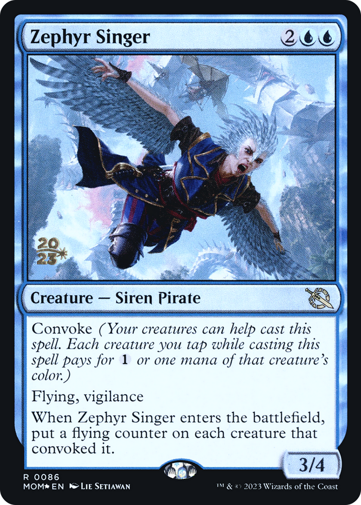 Zephyr Singer [March of the Machine Prerelease Promos] | A1Comics