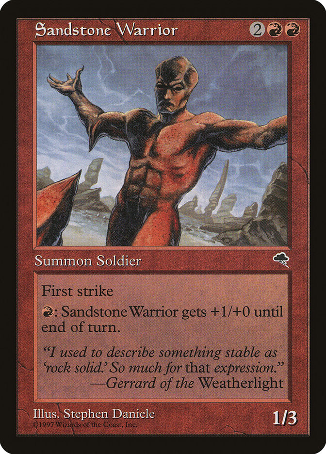 Sandstone Warrior [Tempest] | A1Comics