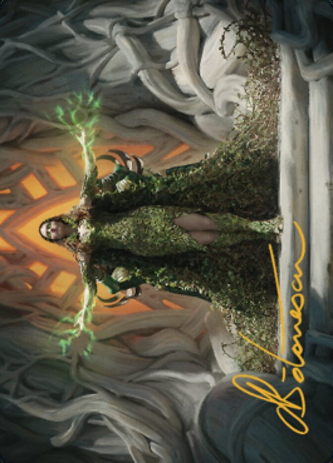 Titania, Voice of Gaea Art Card (Gold-Stamped Signature) [The Brothers' War Art Series] | A1Comics