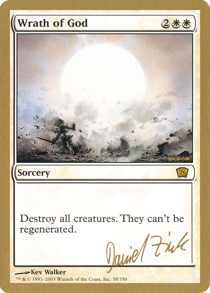 Wrath of God (Daniel Zink) [World Championship Decks 2003] | A1Comics