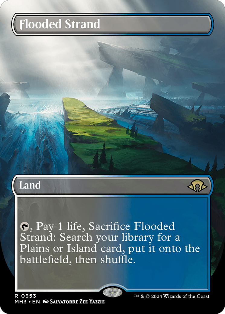 Flooded Strand (Borderless) [Modern Horizons 3] | A1Comics