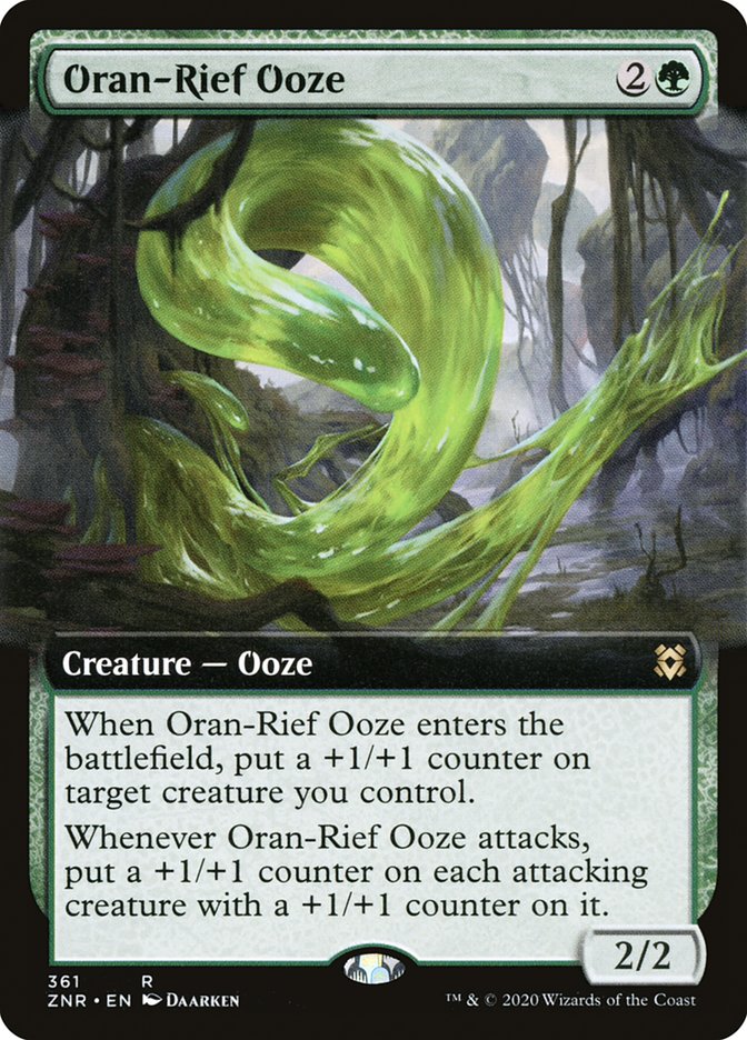 Oran-Rief Ooze (Extended Art) [Zendikar Rising] | A1Comics