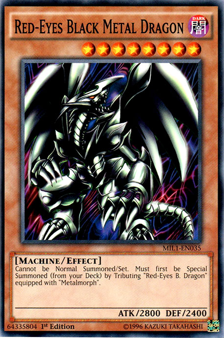 Red-Eyes Black Metal Dragon [MIL1-EN035] Common | A1Comics