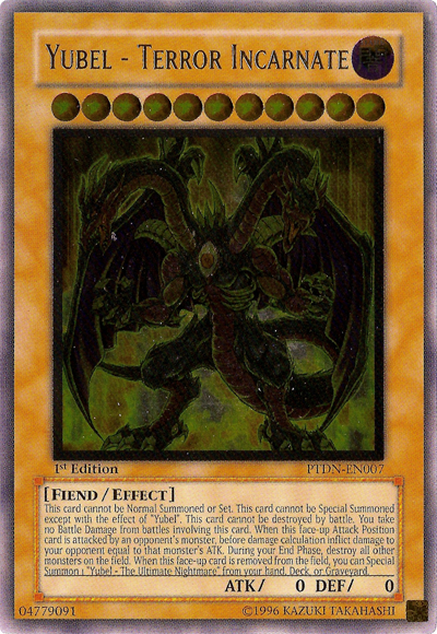 Yubel - Terror Incarnate [PTDN-EN007] Ultimate Rare | A1Comics