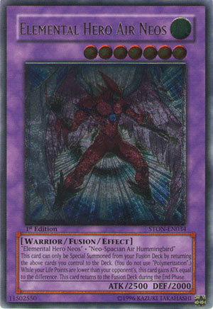 Elemental Hero Air Neos [STON-EN034] Ultimate Rare | A1Comics