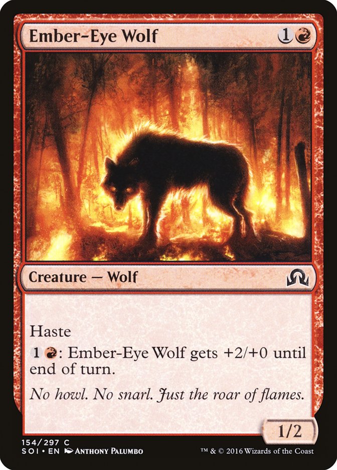 Ember-Eye Wolf [Shadows over Innistrad] | A1Comics