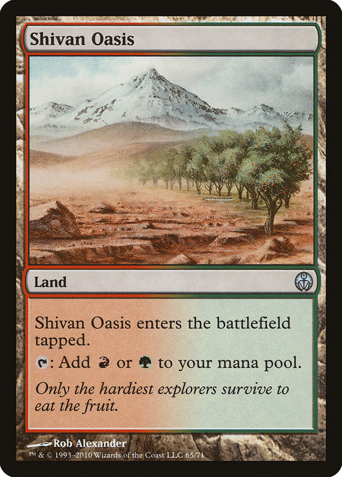 Shivan Oasis [Duel Decks: Phyrexia vs. the Coalition] | A1Comics