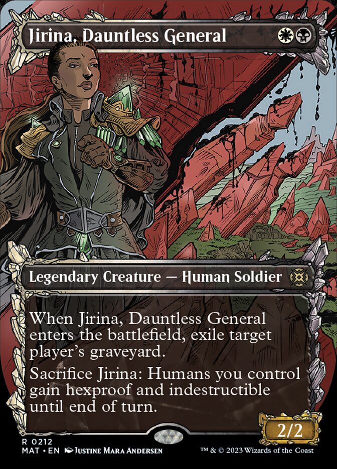 Jirina, Dauntless General (Showcase Halo Foil) [March of the Machine: The Aftermath] | A1Comics