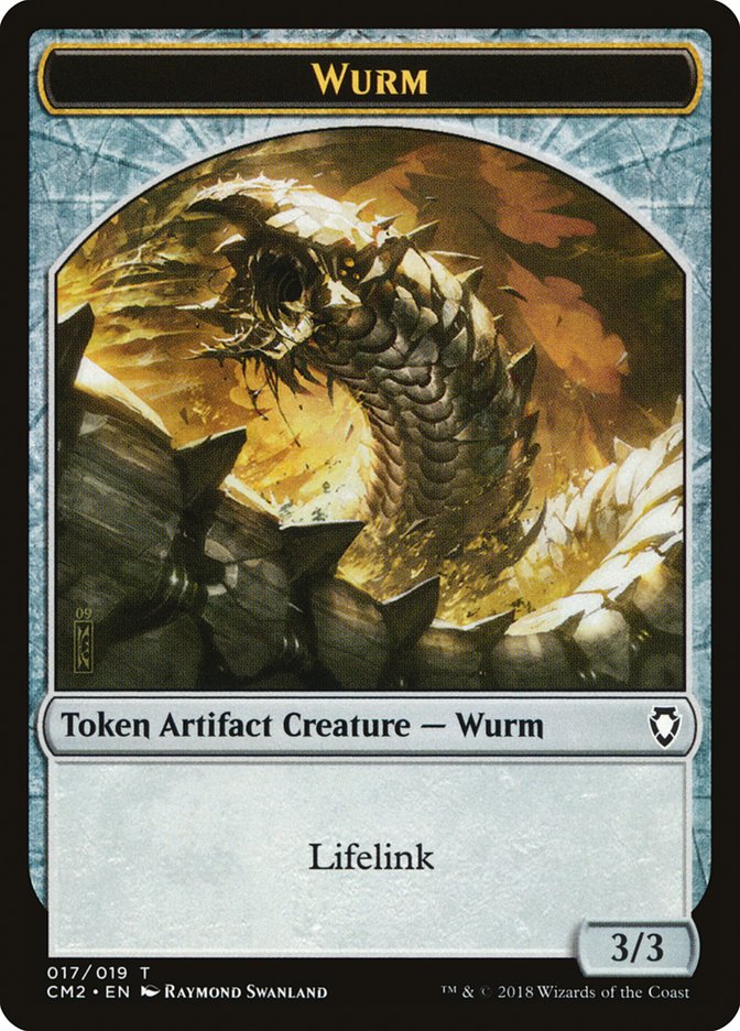 Wurm Token (017/019) [Commander Anthology Volume II Tokens] | A1Comics