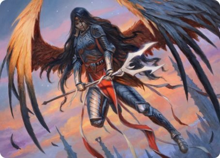 Liesa, Forgotten Archangel Art Card [Innistrad: Midnight Hunt Art Series] | A1Comics