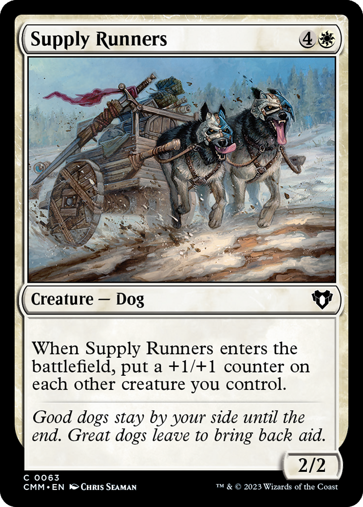 Supply Runners [Commander Masters] | A1Comics