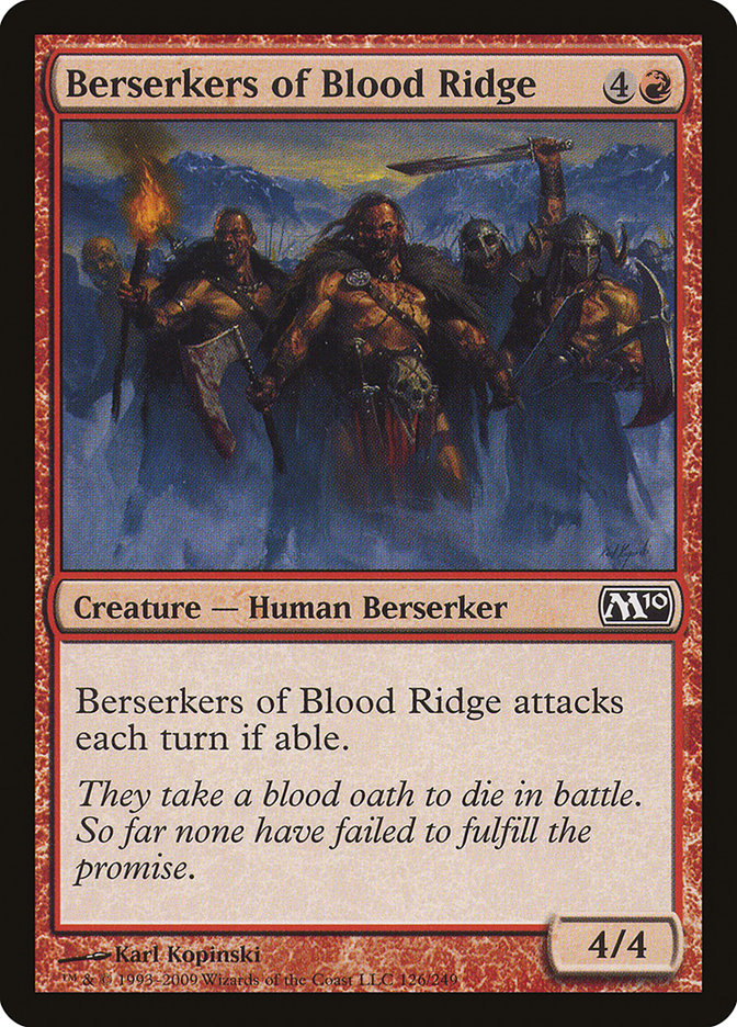 Berserkers of Blood Ridge [Magic 2010] | A1Comics