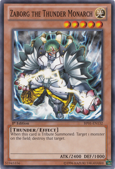 Zaborg the Thunder Monarch [BP01-EN132] Common | A1Comics