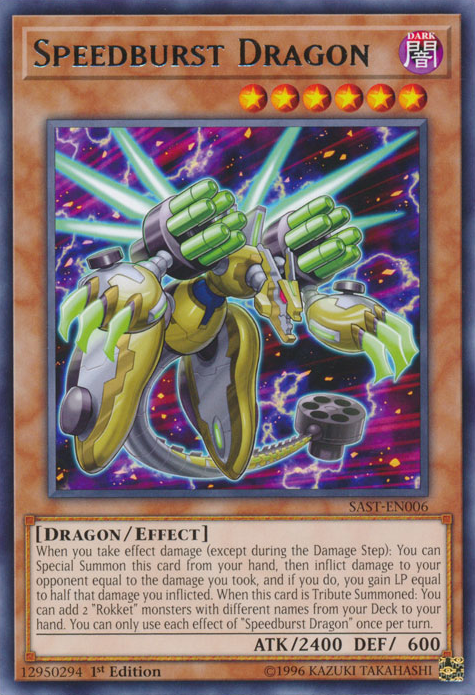 Speedburst Dragon [SAST-EN006] Rare | A1Comics