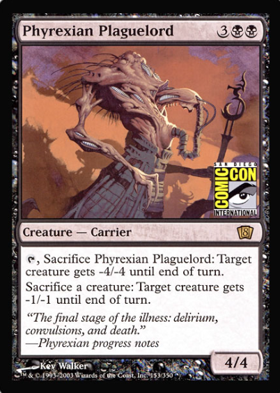 Phyrexian Plaguelord (San Diego Comic Con Oversized) [Oversize Cards] | A1Comics