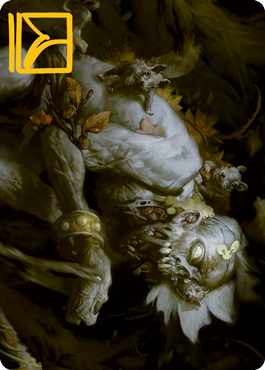 Nested Shambler Art Card (Gold-Stamped Signature) [Modern Horizons 2 Art Series] | A1Comics