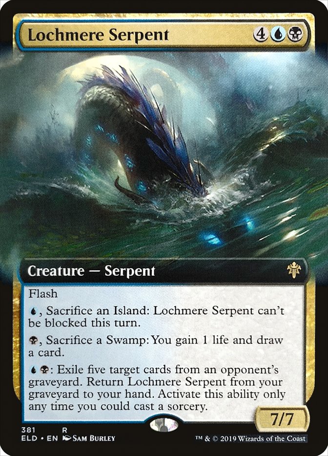 Lochmere Serpent (Extended Art) [Throne of Eldraine] | A1Comics