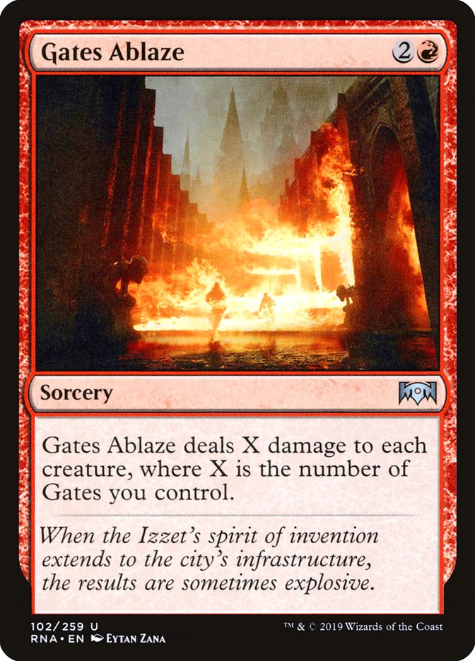 Gates Ablaze [Ravnica Allegiance] | A1Comics