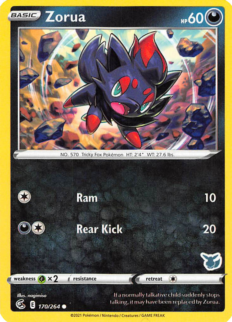 Zorua (170/264) (Eevee Deck) [Battle Academy 2022] | A1Comics