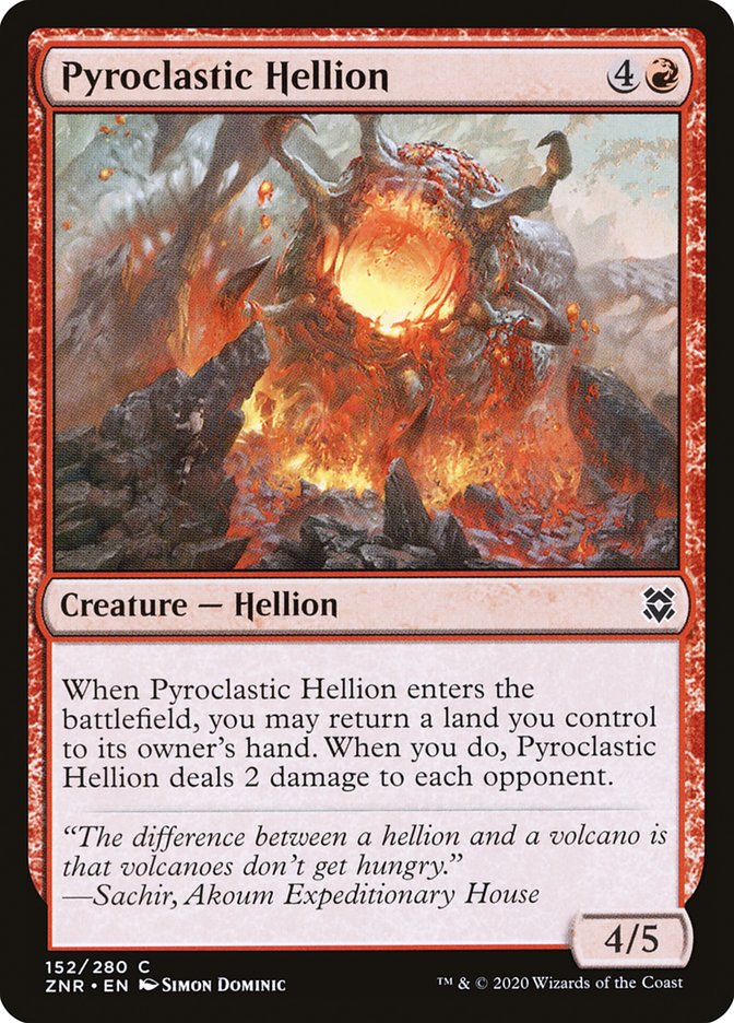 Pyroclastic Hellion [Zendikar Rising] | A1Comics