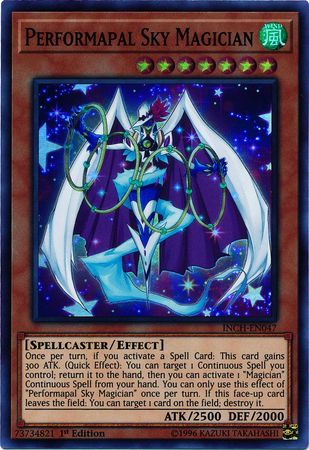 Performapal Sky Magician [INCH-EN047] Super Rare | A1Comics