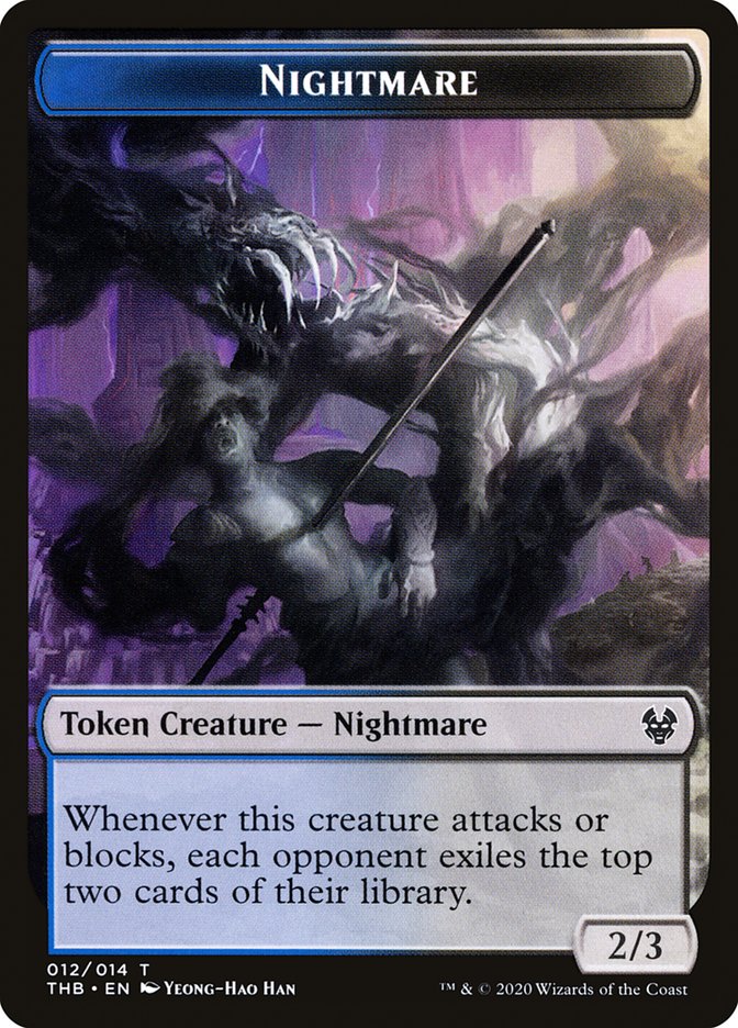 Nightmare Token [Theros Beyond Death Tokens] | A1Comics