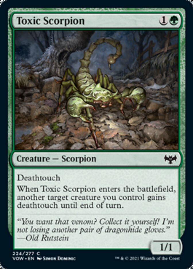 Toxic Scorpion [Innistrad: Crimson Vow] | A1Comics