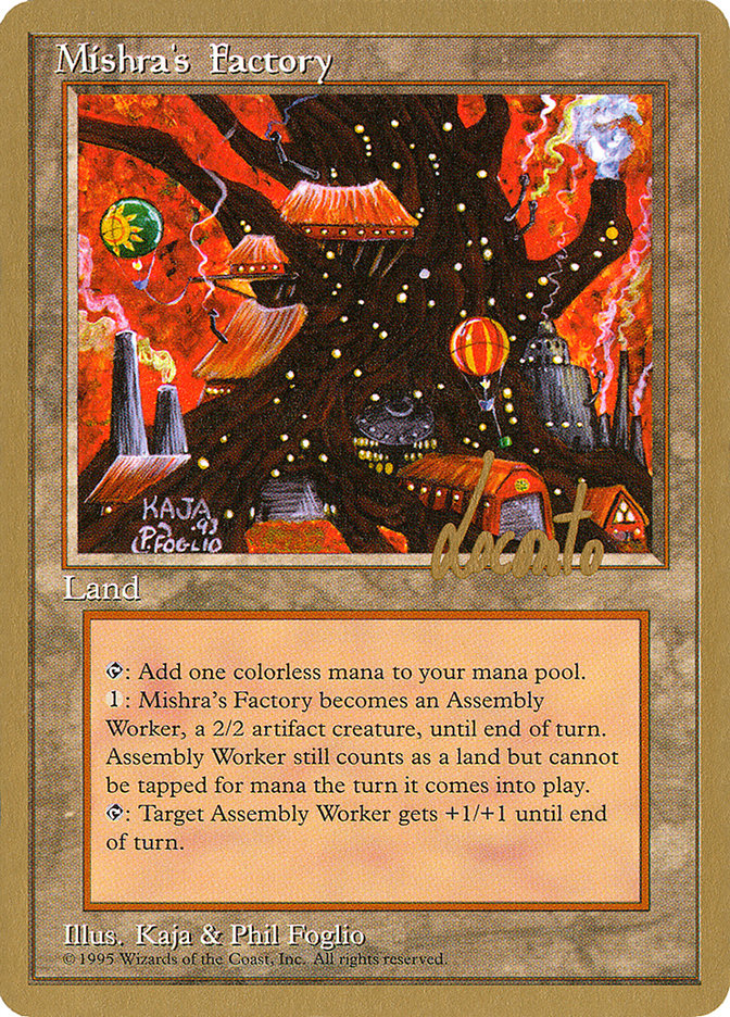 Mishra's Factory (Michael Loconto) [Pro Tour Collector Set] | A1Comics