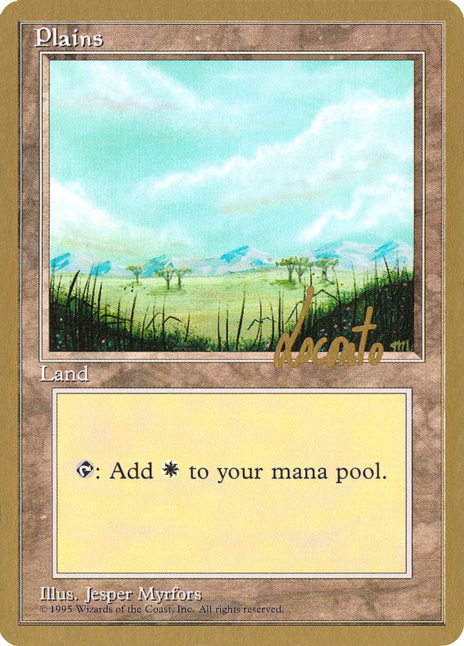 Plains (ml365) (Michael Loconto) [Pro Tour Collector Set] | A1Comics