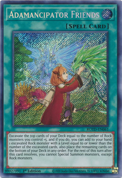 Adamancipator Friends [ROTD-EN061] Secret Rare | A1Comics