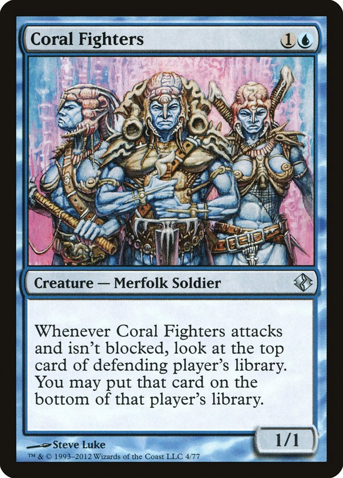 Coral Fighters [Duel Decks: Venser vs. Koth] | A1Comics