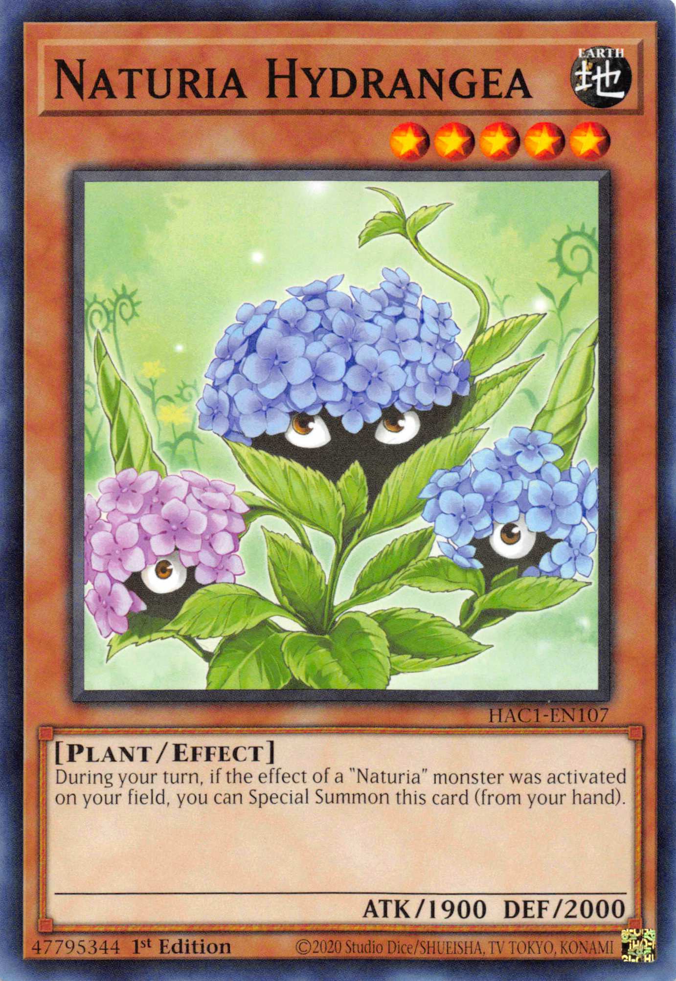 Naturia Hydrangea [HAC1-EN107] Common | A1Comics