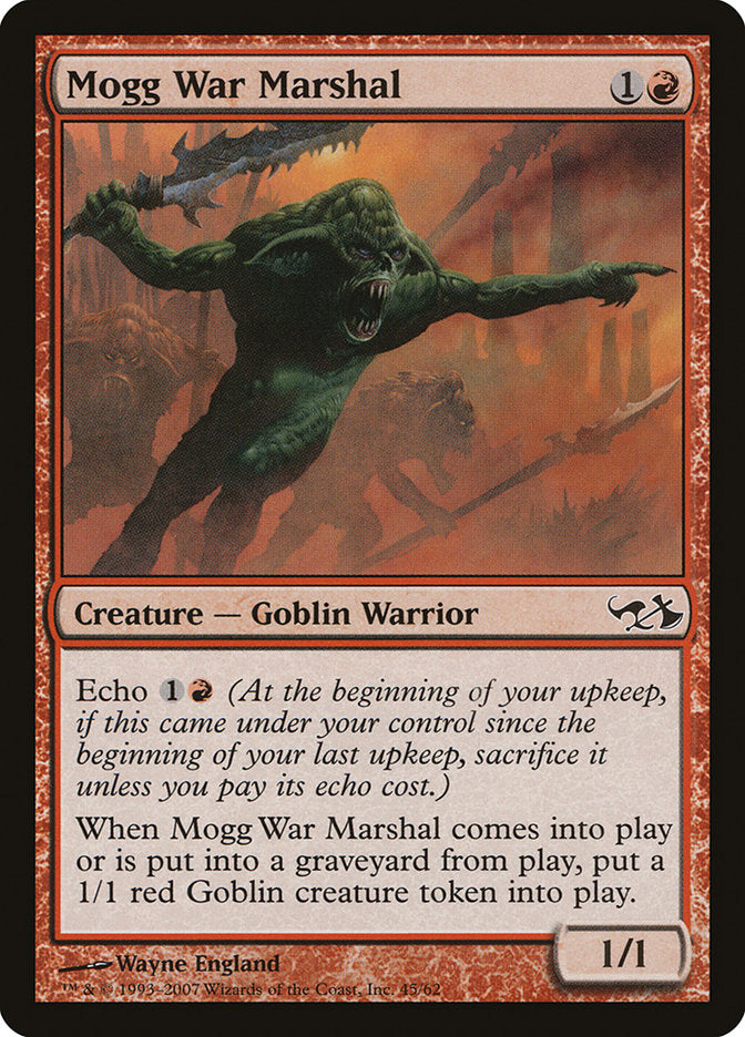 Mogg War Marshal [Duel Decks: Elves vs. Goblins] | A1Comics