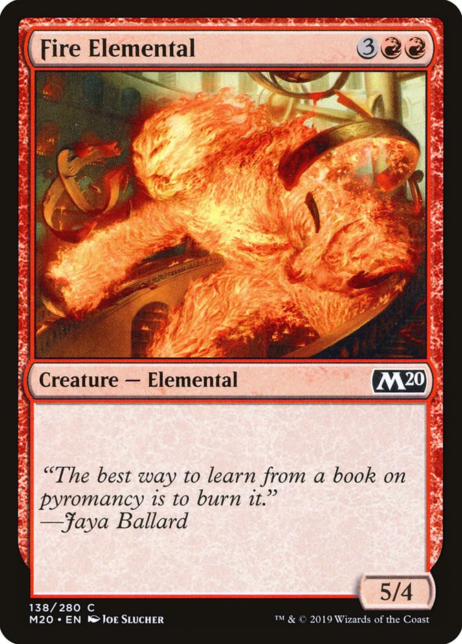 Fire Elemental [Core Set 2020] | A1Comics