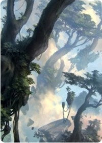 Forest 1 Art Card [Zendikar Rising Art Series] | A1Comics